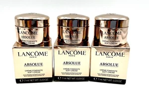 Lot of 3: Lancome Absolue Soft Cream 7ml*3= 21 ml / 0.69oz Total - Picture 1 of 6