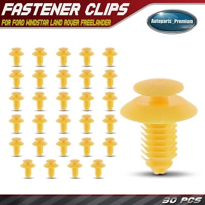 30 piezas clips de retención de panel de moldura de puerta de nailon de 9,5 mm para Ford Windstar Land Rover Foto 1 de 4