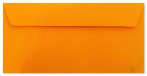 Briefumschläge 25 st. mit Haftstreifen Orange DIN Lang (110 x 220 mm) - Bild 1 von 1