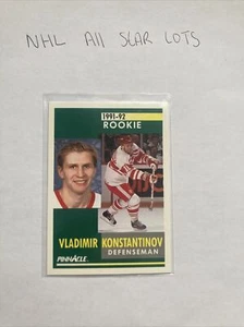 1991-92 Pinnacle Rookie Vladimir Konstantinov #311 Detroit Red Wings - Rookie RC - Picture 1 of 2