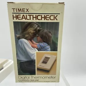 Unused VTG Timex Healthcheck Digital Thermometer Nib Box Shows Wear Ch17 New - Picture 1 of 9