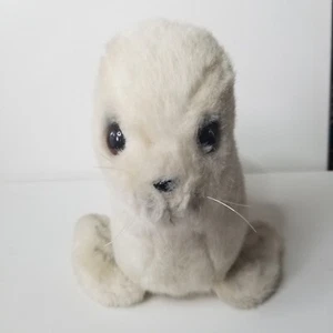 Graphics International White Seal Plush Pup 12" Stuffed Toy Sea Animal 1983 - Picture 1 of 11
