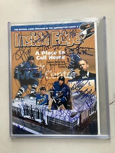 Inside Edge Washington Capitals Magazine Autographed P. Bondra-G. McPhee-+ - Picture 1 of 1