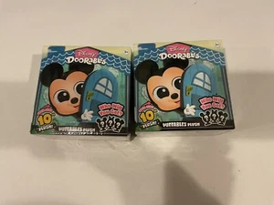 DISNEY DOORABLES MICKEY & FRIENDS 10" Plush 2021 Who Will You Get? Lot Of 2 New - Picture 1 of 2