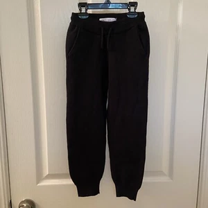 Zara Kids Knit Jogger Pants Sweatpants Lounge Black Size 6 NWT - Picture 1 of 8