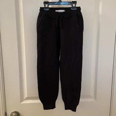 Zara Kids Knit Jogger Pants Sweatpants Lounge Black Size 6 NWT - Image 1 of 4