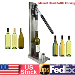 2 POM Hand Pressure Manual Corker Cork Wine Bottle Corking Inserting Stopper - Picture 1 of 12