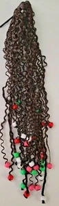 Handmade Crochet Braid Pearl Chestnut Brown Hair Extension - Picture 1 of 4