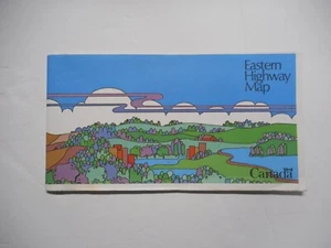 Vintage 1974 Canada Eastern Highway Map. VG Condition. Clean. - Picture 1 of 15