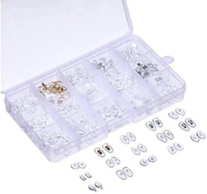 150 Pairs Ultra-Soft PVC Nose Pads for Eyeglasses Screw On/Push in Nosepads for - Picture 1 of 12