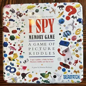 Briarpatch I Spy Memory Game, Tin Game Container, Winner 10 Best Game Awards! - Picture 1 of 3