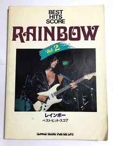 RAINBOW BEST HITS Vol.2 BAND SCORE JAPAN GUITAR TAB - Imagen 1 de 4
