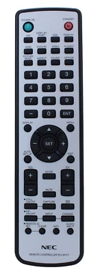 NEC RU-M117 Télécommande d'origine Pour Moniteur P401 P461 P521 (Réf#K-465.) - Image 1 of 4