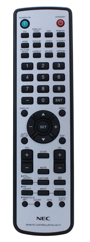 NEC RU-M117 Télécommande d'origine Pour Moniteur P401 P461 P521 (Réf#K-465.) - Photo 1/4