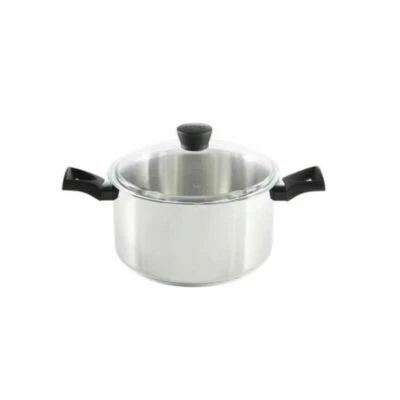 Pyrex Stewpot Stainless Steel Expert Touch Rust Proof with Lid 24cm, 5.7L - Image 1 of 3