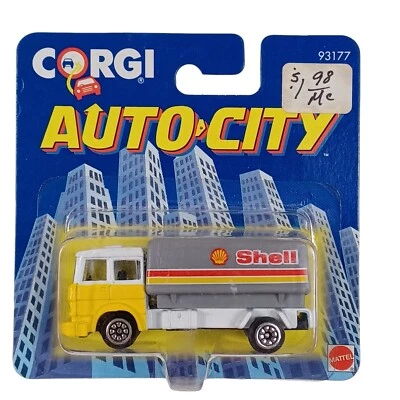 Corgi Auto City Shell Tanker Truck Die-Cast 93177 1993 Mattel NIB - Image 1 of 2