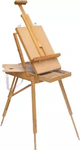 French Easel Wood Sketch Box Portable Folding Art Artist Painters Tripod Stand - Picture 1 of 5