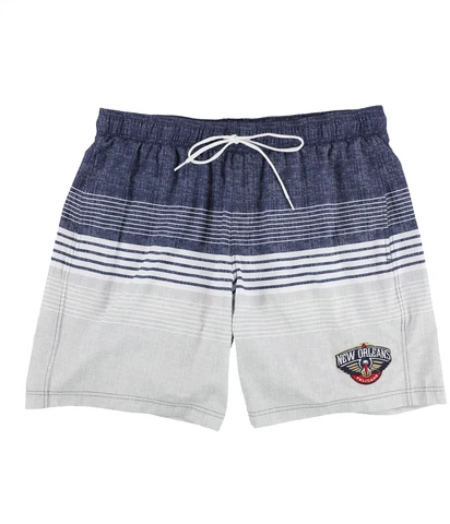G-III Sports Mens New Orleans Pelicans Swim Bottom Trunks, Blue, Large Cover