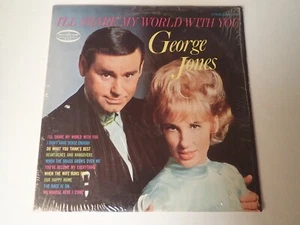 George Jones I'll Share My World With You  lp - Picture 1 of 4