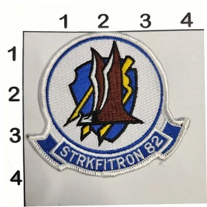 United States Navy STRKFITRON 82 FIGHTER SQUADRON Vintage Embroidered Patch - Picture 1 of 1