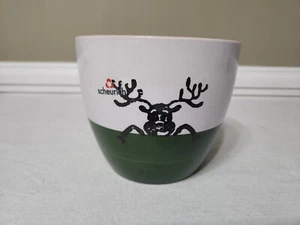 Scheurich Reindeer Ceramic Planter Bowl 5.25 x 6.25 GUC - Picture 1 of 8