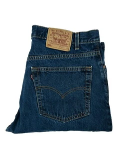 Vintage Levis 505 Reg fit Mens Tag 40x30 Blue Jeans measured 38x30 90’s USA made - Picture 1 of 8