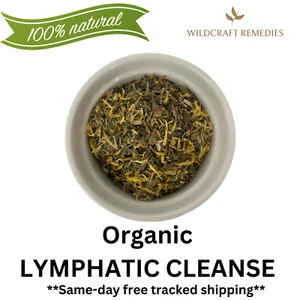 ORGANIC LYMPHATIC CLEANSE 20GM GINKGO CALENDULA CLEAVERS HORSE CHESTNUT - Picture 1 of 3