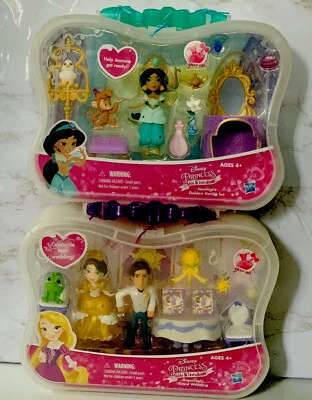 Disney Princesa Pequeño Reino Real Rapunzel y Jazmín ¡Nuevo! Foto 1 de 4