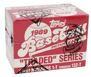 1989 Topps Traded Baseball Factory Set BBCE Wrapped From A Sealed Case (FASC) (K - Picture 1 of 2