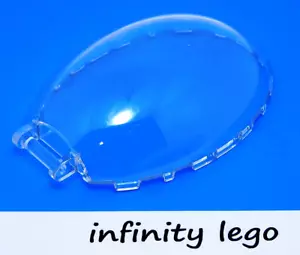 LEGO Transparent Clear Windscreen 8x6x2 Bubble Canopy with Handle (35379 98102) - Picture 1 of 2