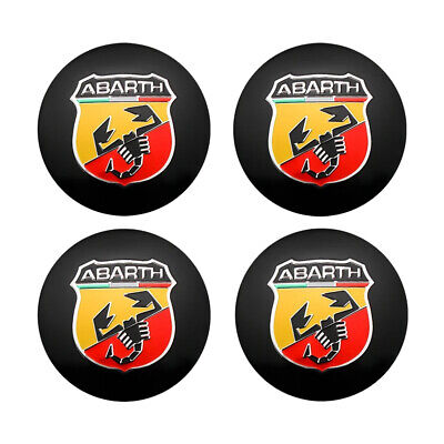 4x Abarth Scorpion Logo Car Wheel Center Hub ...