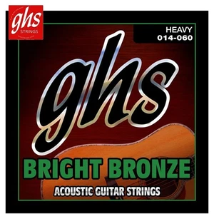 GHS BB50H Bright Bronze 80/20 Bronze Ex-Light Akustikgitarrensaiten 14-60 - Bild 1 von 1