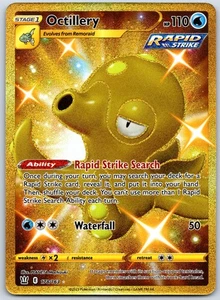 Octillery (Secret) 178/163 SWSH05: Battle Styles - Gold Secret Rare NM Holo - Picture 1 of 2
