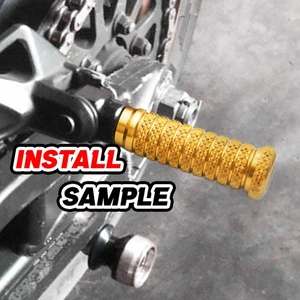 POLE Rider Foot Pegs Motorcycle For Harley V-ROD VRSC 05 06 07 08 09 - Picture 1 of 7