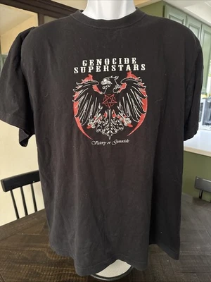 Camiseta Oficial Victoria o Genocidio Superestrellas Genocidio Nasum Grindcore Foto 1 de 2