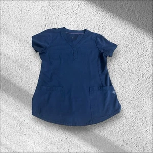 Purple Label By Healing Hands Scrub Top Size Medium Blue Style Number 2167 - Picture 1 of 4