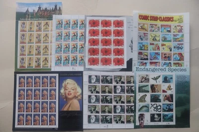 United States America Stamp Sheets x7 American Hollywood Comic Strip + 1995 - Image 1 of 4