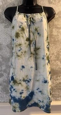 LUCKY BRAND Tie Dye MED Camiseta Material Vestido o como Pijama Nighty O Cubierta de Natación Foto 1 de 4