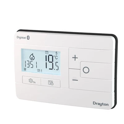 Drayton Digistat RF90T Room Thermostat - With Stand - Image 1 of 4
