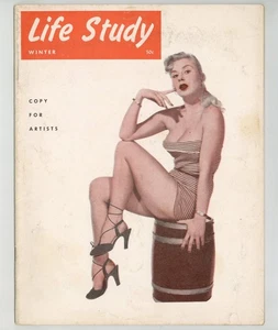 Life Study #8 Figure Photography 1950 Pinup Models 36pgs Magazine M36832 - Picture 1 of 2