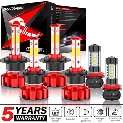 Faro antiniebla 6000K blanco haz alto bajo para BMW X3 2004 2005-2017 Foto 1 de 4