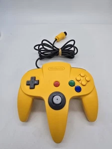 Offizieller Nintendo 64 Gelb Controller OEM N64 Original Tight Stick Getestet  - Bild 1 von 5