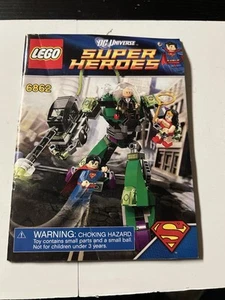 LEGO 6862 Super Heroes Superman vs Power Arm Instruction Manual Only - No Bricks - Picture 1 of 7