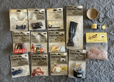 Darice Timeless Treasures Minis Lote de 12, Casa de Muñecas, Artesanías, Nuevo Stock Antiguo Foto 1 de 4