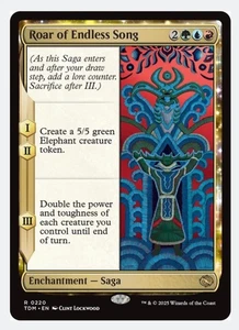 Roar of Endless Song (Showcase) | MTG TDM | EDH Commander Saga | Rare | NEW NM - Picture 1 of 3