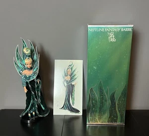 Bob Mackie 1992 Neptune Fantasy Barbie Doll Princess of Seven Seas-Opened-NM - Picture 1 of 4