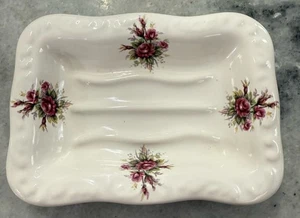 Athena USA Ceramic Soap Dish Roses Country Shabby Chic Farmhouse Sink USA - Picture 1 of 5