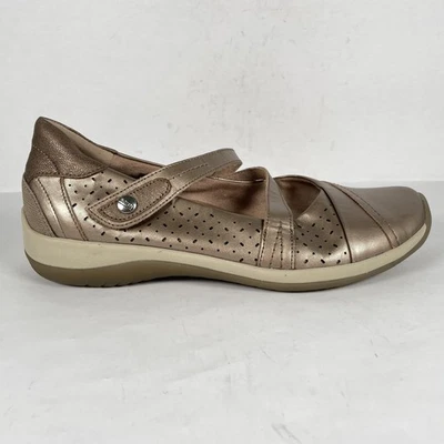 Earth Kara Newton Shoes Womens Size 11 M Platinum Mary Jane Leather Comfort - Image 1 of 4
