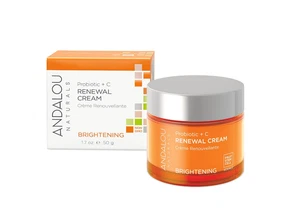 Crema hidratante facial Andalou Naturals probiótica + renovación C 1,7 oz vitamina C - Imagen 1 de 2