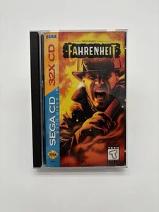 Fahrenheit Sega CD 32X Original Both Discs Game Complete Authentic - Picture 1 of 3